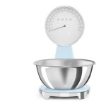 Smeg - balance de cuisine �lectronique 5kg - 1g bleu azur ksf01pbww