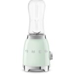 Smeg - blender 0. 6l 300w vert d'eau pbf01pgeu