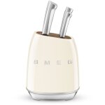 Smeg - bloc de 6 couteaux cr�me kbsf02cr