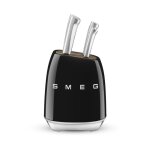 Smeg - bloc de 6 couteaux noir kbsf02bl
