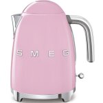 Smeg - bouilloire sans fil 1. 7l 2400w rose klf03pkeu