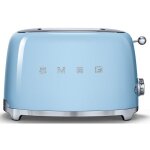 Smeg - grille - pains 2 fentes 950w bleu azur tsf01pbeu