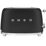 Smeg - grille - pains 2 fentes 950w noir mat tsf01blmeu