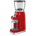 Smeg - moulin � caf� 350g 150w rouge cgf11rdeu