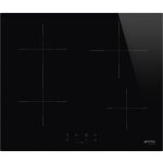 Smeg universal si1b2642d table de cuisson encastrable 60 cm table de cuisson � induction 4 feux noir