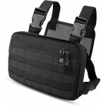 Snq - noir nouveau sac de poitrine tactique extrieur sac de rangement de sac de taille de gilet de grande ...
