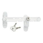 Socona - entreb�illeur limiteur de s�curit� type airlock plus � cl�, r�glable sans cl� coloris blanc
