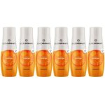 Sodastream - concentr�s pack de 6 concentr�s d'orange - jusqu'� 54 l de boissons - 440 ml