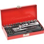 Drakkar equipement - coffret 42 douilles radio 1 / 4 pouce drakkar tools - s10760