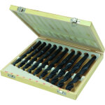 Drakkar equipement - coffret professionnel de 10 forets acier hss cone morse cm2 de 14, 5  23 drakkar ...