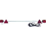 Sodise - rampe d'clairage arrire led 12v 1, 6m avec plot magntique