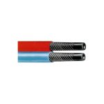 Tuyau caoutchouc bleu - rouge pour oxyg�ne - ac�tyl�ne �10, le m�tre