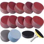 Soekavia - 300 pi�ces disques abrasifs 50mm disques abrasifs grain 80 180 240 320 400 600 800 1000 2000 ...