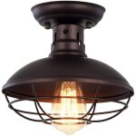 Soekavia - plafonnier industriel r�tro en m�tal noir plafonnier abat - jour lustre pour salon chambre ...