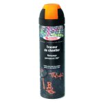 Bombe traceur de chantier fluo 500ml - orange Bombe traceur de chantier fluo 500ml - orange
