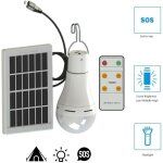 Solaire aliment� ampoule led - portable usb charge lantern lampe spotlight int�rieur bureau cuisine lecture ...