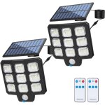 Solaire exterieur d�tecteur de mouvement, 108 led eclairage exterieur solaire 3 modes projecteur solaire ...