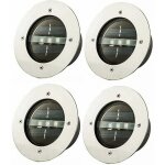 Solaire spot encastrable exterieu, 4 install� � l'ext�rieur �tanche cour sol spot led pelouse lampe escalier ...