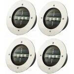 Solaire spot encastrable exterieu, 4 install� � l'ext�rieur �tanche cour sol spot led pelouse lampe escalier ...