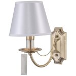 Solana applique murale classique à 1 lumière avec abat - jour, e14 - italux Solana applique murale classique à 1 lumière avec abat - jour, e14 - italux
