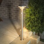 Solar lampe de chemin modena 85cm avec dtecteur de mouvement ip44 metal 102755 - esotec