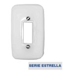 Plaque d'interrupteur petite ''estrella'' solera 520 Plaque d'interrupteur petite ''estrella'' solera 520