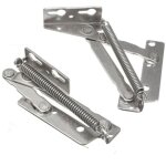 Sollbry - 1 paire charni�res pour placards, support de charni�re pliable, charni�re invisible, charni�re ...