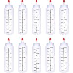 Sollbry - 10 pices 250ml sauce  condiments distributeur, bouteilles en ketchup, bouteilles en plastique ...