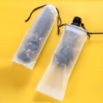 Sollbry 10pcs parapluie humide sac tui portable tanche parapluie couverture rutilisable transparent ...