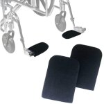 Sollbry - lot de 2 housses de protection pour repose - pieds de fauteuil roulant, antidrapant, anti ...