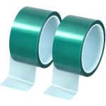 2 rouleaux ruban chauffant pour sublimation, 50mm x 33m, ruban adhsif haute temperature pour imprims ...