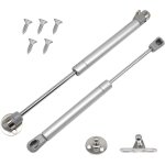 Sollbry lot de 2 verin a gaz, 60n / 6 kg verin meuble ressort amortisseurs � gaz, charni�res � fermeture ...