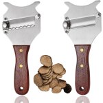 2pcs trancheur de truffes professionnelle lame d'acier inoxydable tranchante réglable trancheur à fromage ... 2pcs trancheur de truffes professionnelle lame d'acier inoxydable tranchante réglable trancheur à fromage ...