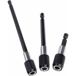 3 pices porte - embout d'extension magntique  tige hexagonale de 6, 35 mm pour tournevis 60 mm 100 ...