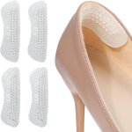 Sollbry 4 paire coussinets de talon pour talons hauts, coussinets de coussin en silicone pour chaussures ...