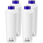 Sollbry 4 pcs dlsc002 filtres pour delonghi magnifica s, dinamica, ecam, esam, etam, primadonna, bco, ...