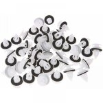 Sollbry 50pcs clips de panneau de porte de voiture avec bague d'tanchit