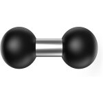 Adaptateur de balle  double tte 25, 4 mm (1') compatible avec ram dual socket  rotule support gps ...