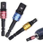 Sollbry adaptateur porte douilles 1 / 4  3 / 8  1 / 2  adaptateur porte douille pour visseuse  choc ...