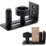 Sollbry ajustable guide de plancher, guide infrieur pour porte en bois, rail porte coulissante, guide ...