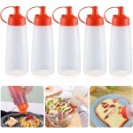 Sollbry - bouteilles condiments, 5 pcs 16 oz assaisonnement bouteille sauce, sauce bouteilles distributeur, ...