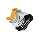 Chaussettes amusantes pour femme en coton à cinq doigts (noir, blanc, gris, jaune) - sollbry Chaussettes amusantes pour femme en coton à cinq doigts (noir, blanc, gris, jaune) - sollbry