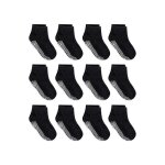 Chaussettes antidérapantes pour bébé avec pinces antidérapantes pour garçons et filles, coupe basse pour ... Chaussettes antidérapantes pour bébé avec pinces antidérapantes pour garçons et filles, coupe basse pour ...