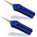 Sollbry - cisaille de jardin ciseaux bonsai lames avec rev�tement en titane antiadh�sif s�cateur jardin ...