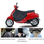 Sollbry - couvre jambe scooter, scooter tablier, universel housse protection contre le froid et la pluie ...