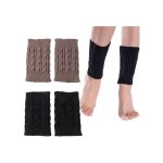 Gutres jambires 2 paires crochet jambires gutres femme gutre femme boot chaussettes knit boot cover ...