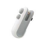 Mini scelleuse de sacs, scelleuse de sacs 2 en 1 et aimant de coupe machine de scellage sous vide rechargeable ...