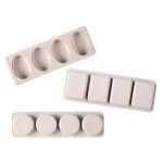 Moules en silicone 3 pices moule savon silicone moulle  savon fait maison moules de savon de silicone ...