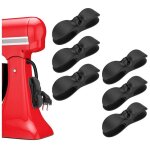 Sollbry - noir 6 pcs organiseur cordon pour appareils - organisateur adhésive pour petits appareils cuisine ... Sollbry - noir 6 pcs organiseur cordon pour appareils - organisateur adhésive pour petits appareils cuisine ...