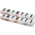 Sollbry pilulier semainier - paquet de 2 - botes  mdicaments pour prparer comprims & vitamines chaque ...